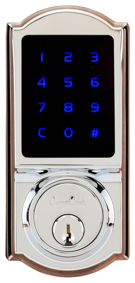 Heritage Z Wave "Nexia Certified" Smart Electronic Deadbolt, Polished Stainless