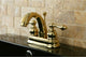 Kingston Brass 4" Centerset Bathroom Faucet, Polished Brass