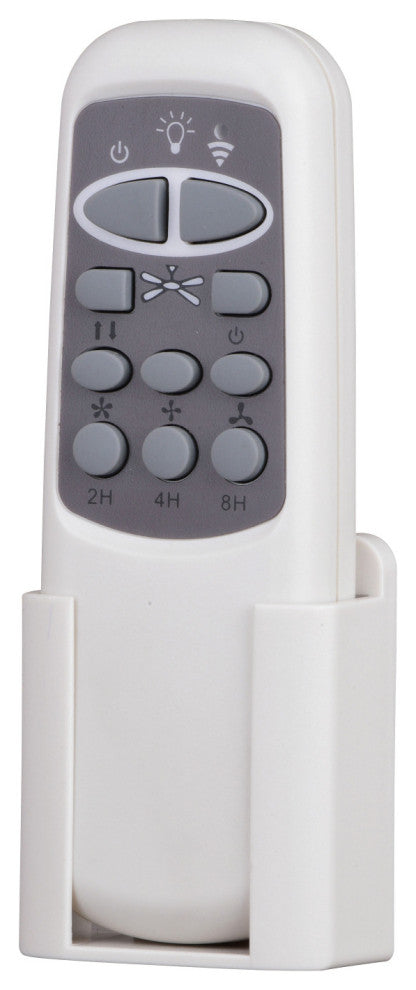 Armon Flush Mount 44" Ceiling Fan With LED Light Kit and Remote, White