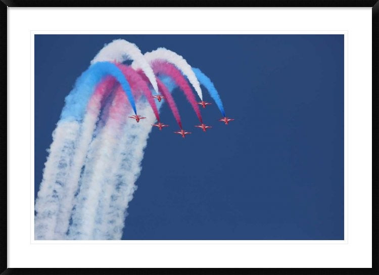 "Red Arrows" Framed Digital Print by Jonathan Simons, 44x32"
