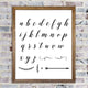 Script Alphabet Stencil, DIY Letter Stencils