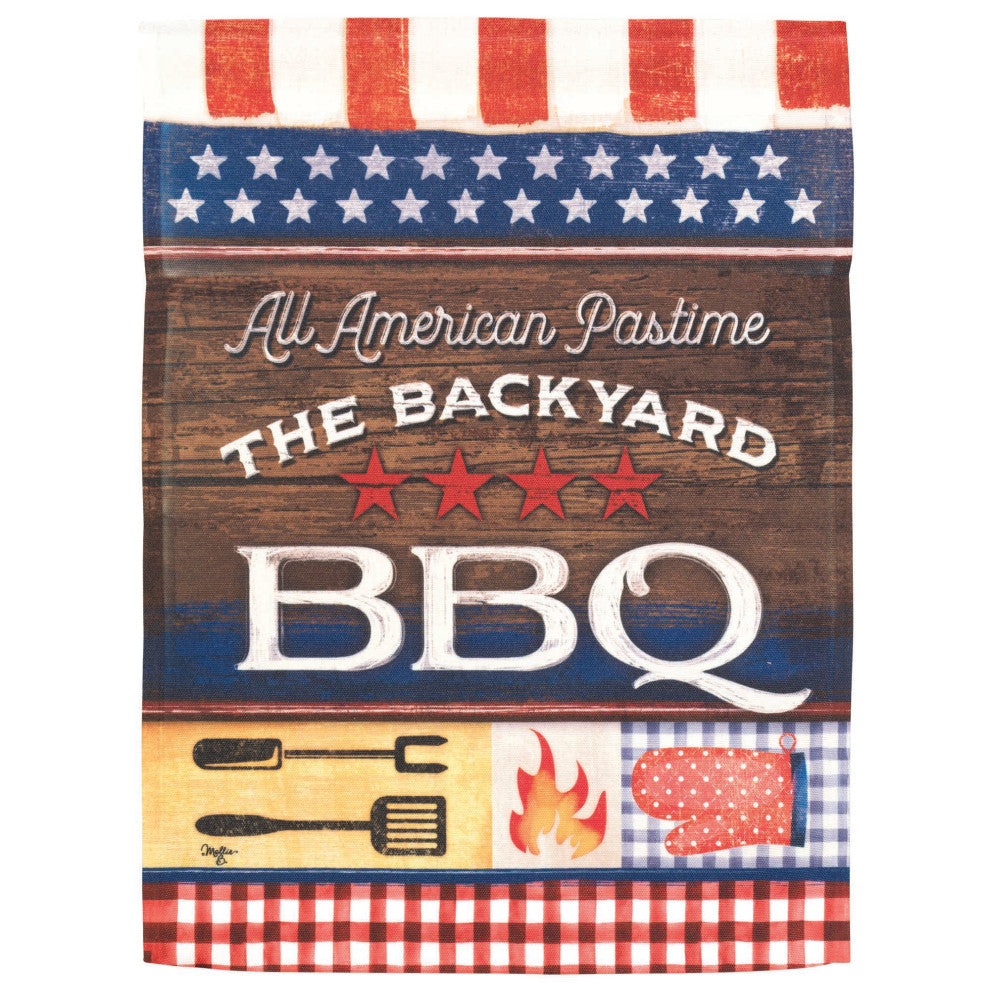 Flag All American Pastime 13x18