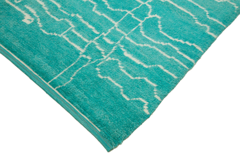 Rug N Carpet - Handmade Unique 6' 7'' x 11' 0'' Moroccan Area Rug