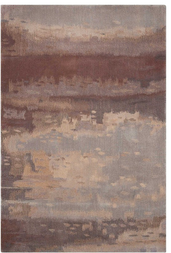 Calvin Klein Home Luster Wash Chrome Wash Slate Area Rug By Nourison, 4'x6'