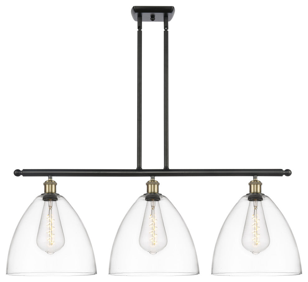Innovations 516-3I-BAB-GBD-122 3 Light Island Light, Black Antique Brass