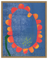 Flower Collage 4 Fine Art Print, Oak, 30"x24"