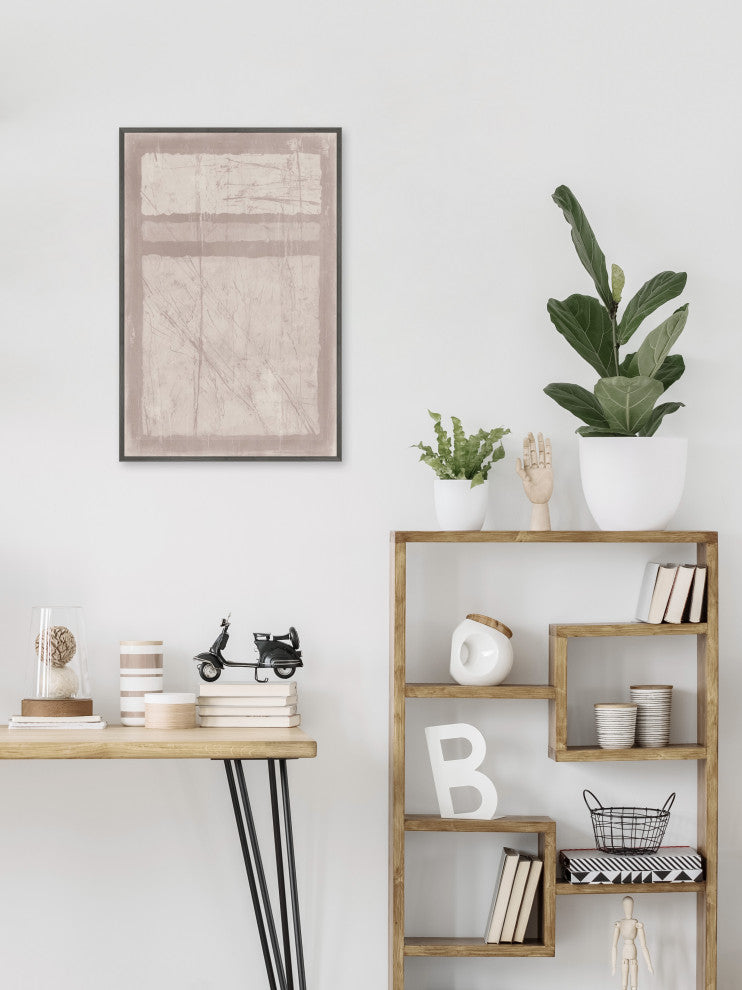 "Chipped Edge" Floater Framed Painting Print on Canvas, 12x18