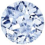"Diamond Drops II" Fine Art Giant Canvas Print, 54"x54"