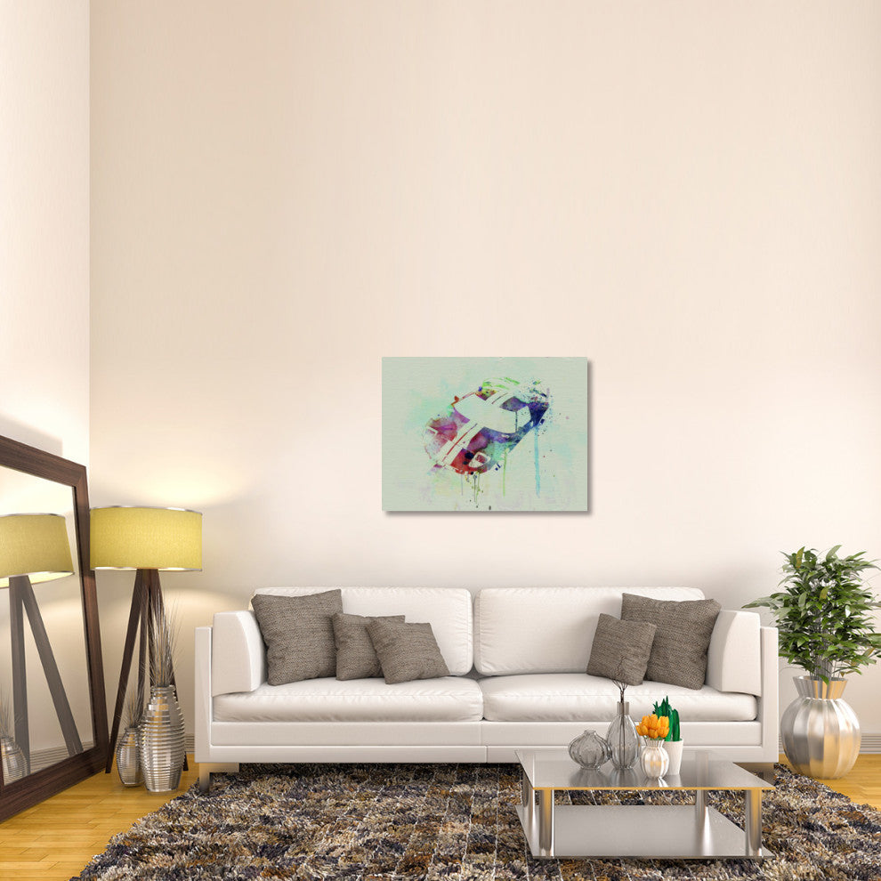 "Ford GT Top Watercolor" Fine Art Print