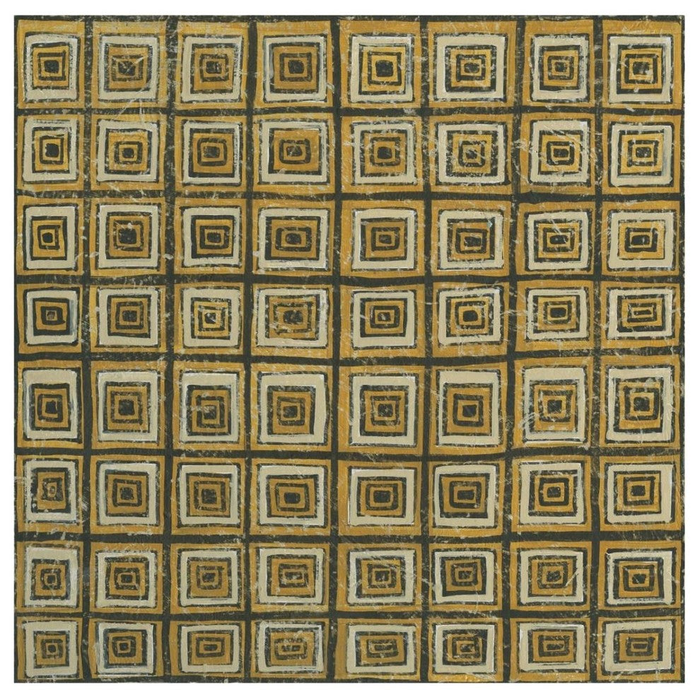 "Square in Square" Digital Paper Print by Kathrine Lovell, 32"x32"