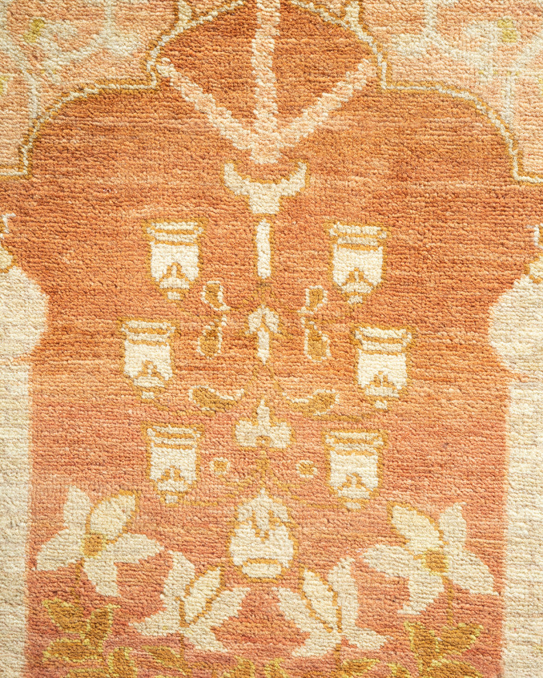 Mogul, One-of-a-Kind Hand-Knotted Area Rug Pink, 10'5"x13'6"