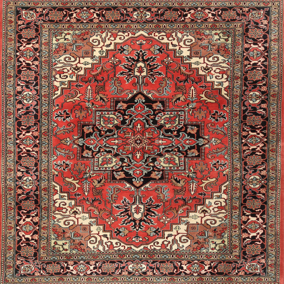 Ahgly Company Indoor Square Traditional Area Rugs, 6' Square