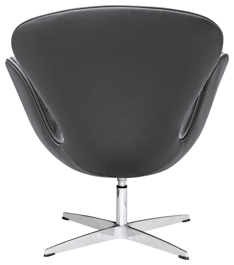Modern Classics Swan Chair Leather, Black