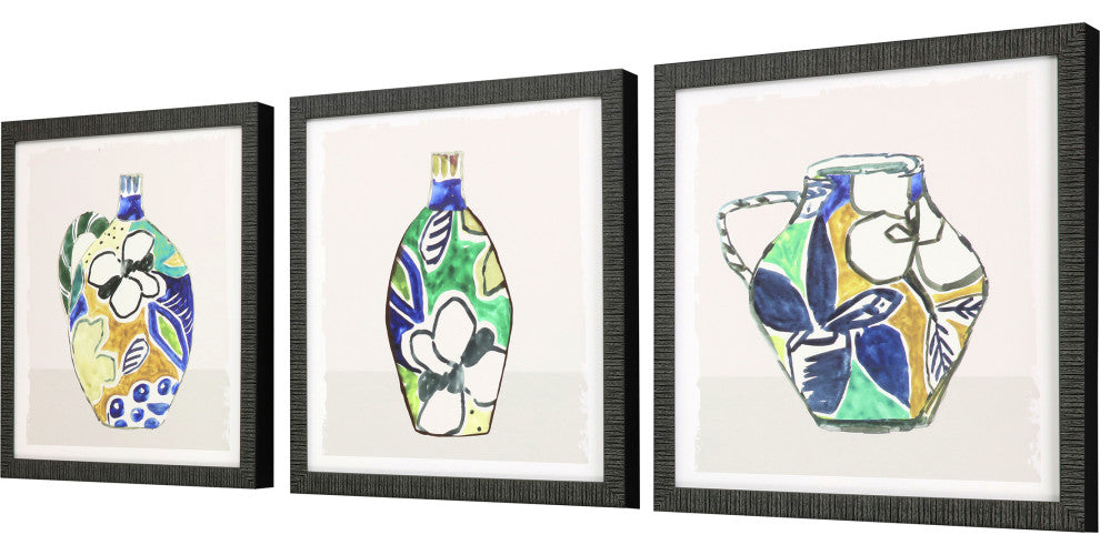 Picasso Vase Artwork, 3-Piece Set