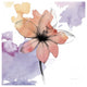 "Watercolor Graphite Flower II" Digital Paper Print by Avery Tillmon, 26"x26"