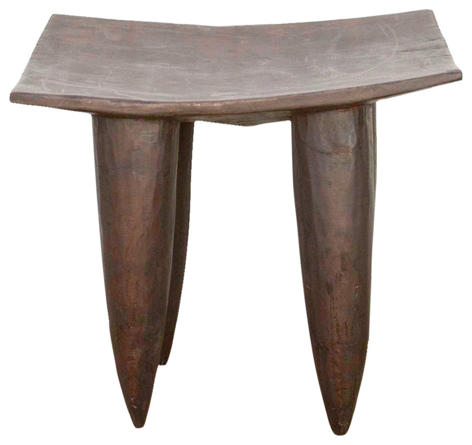 Tall Rectangular African Senufo End Table