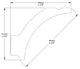 Orac Decor Plain Polyurethane Crown Moulding, Rigid Moulding