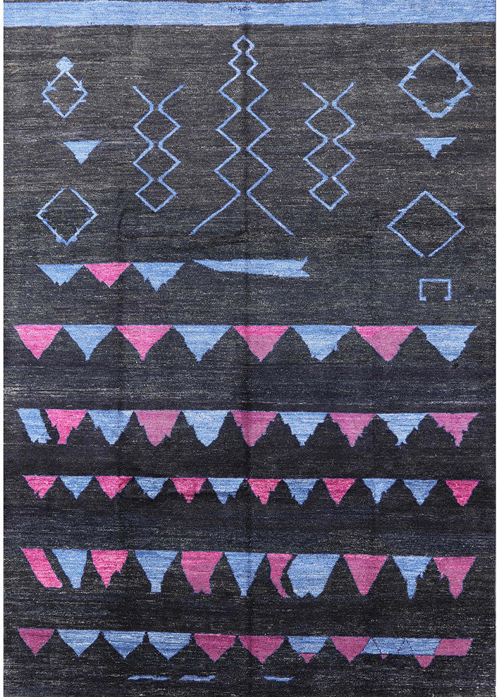 Ahgly Company Indoor Rectangle Mid-Century Modern Area Rugs, 8' x 12'