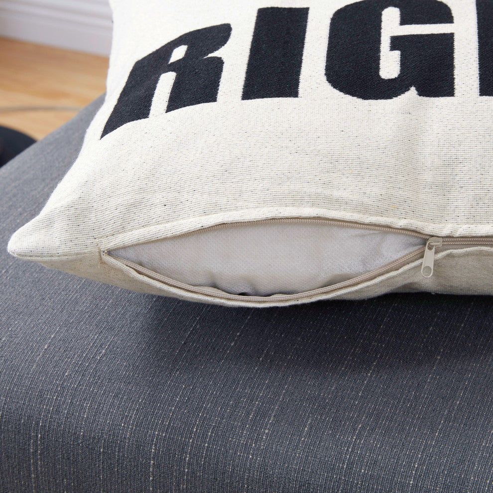 Mr. Right Decorative Throw Accent Pillow