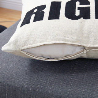 Mr. Right Decorative Throw Accent Pillow