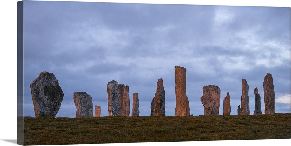 "Circle of Ages" Wrapped Canvas Art Print, 30"x14"x1.5"