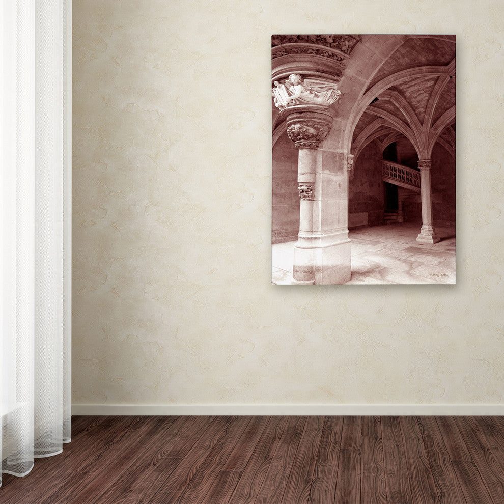 'Musee de Cluny' Canvas Art by Kathy Yates
