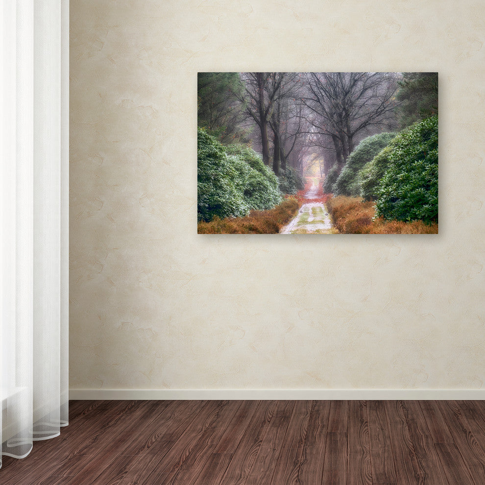 Cora Niele ''Rhododendron Lane'' Canvas Art