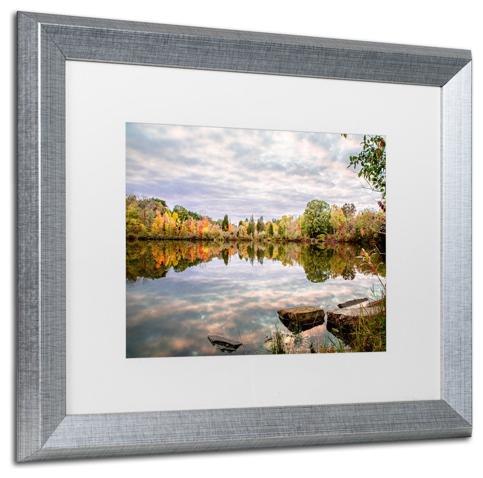 Jason Shaffer 'Morgan Street 4', Silver Frame, White Mat, 20x16