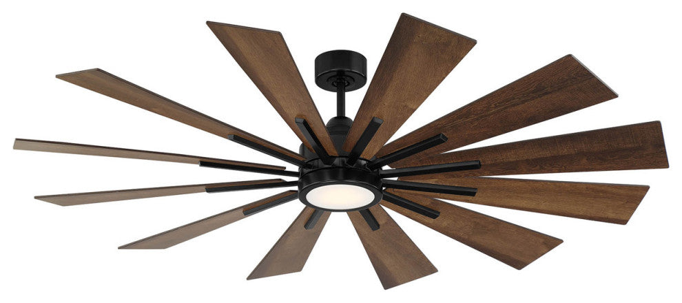 Savoy House 60-760-12AO-89 60" Ceiling Fan, Farmhouse