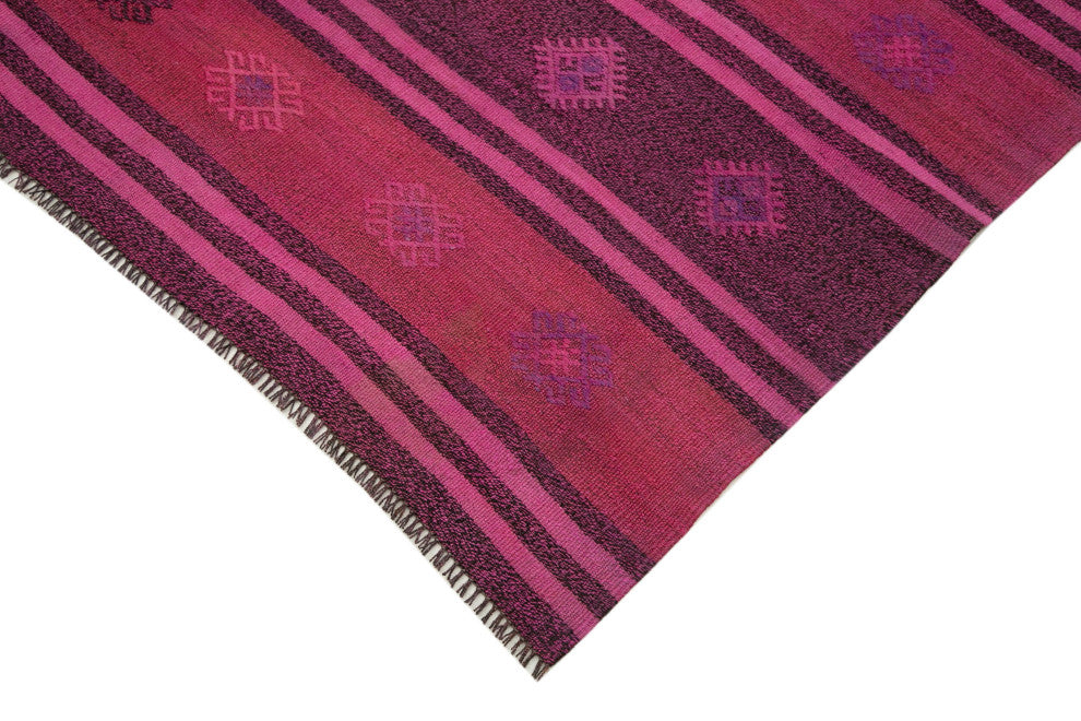 Rug N Carpet - Hand-knotted Turkish 5' 9'' x 9' 0'' Contemporary Wool Kilim Rug
