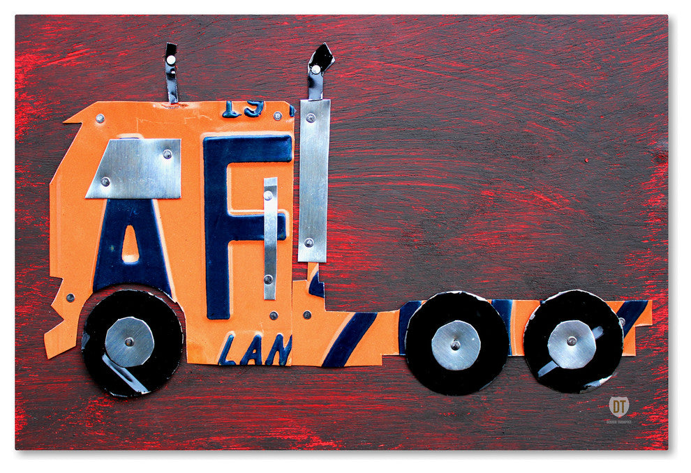 "Semi Truck" Canvas Art by Design Turnpike