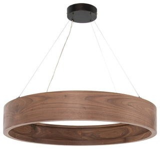 Baum Small Chandelier, Dark Walnut