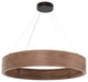 Baum Small Chandelier, Dark Walnut