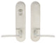 Horizon Lever, Tubular Dummy Entry With Dummy Cylinder, Satin Stainless Steel