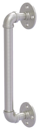 Pipeline Door Pull, Satin Nickel, 12"