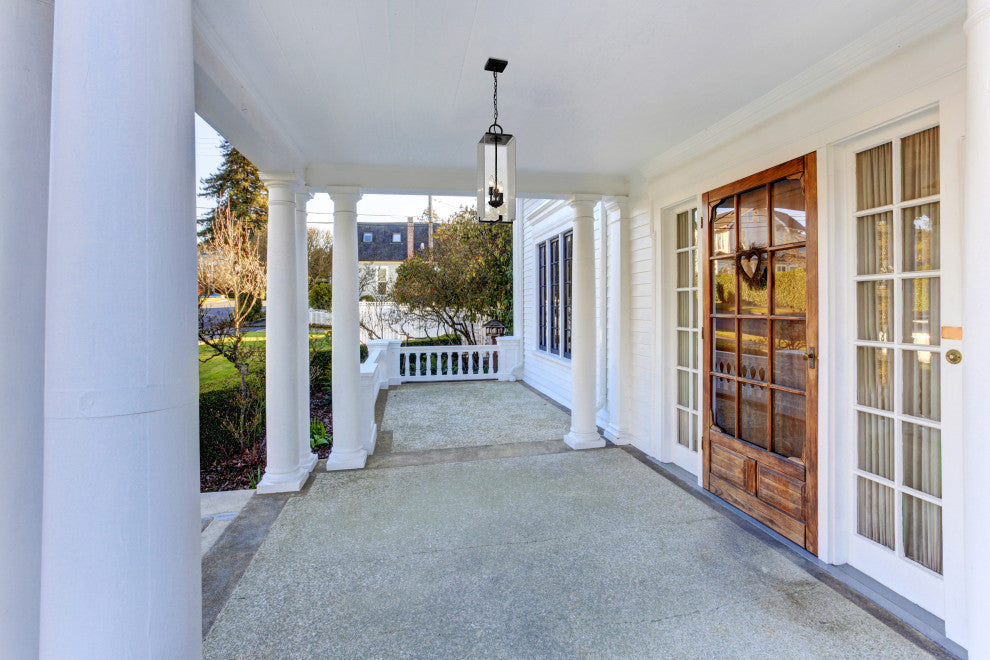 Zlite 592CHB-BK 3-Light Outdoor Chain Mount Ceiling Fixture, Seedy