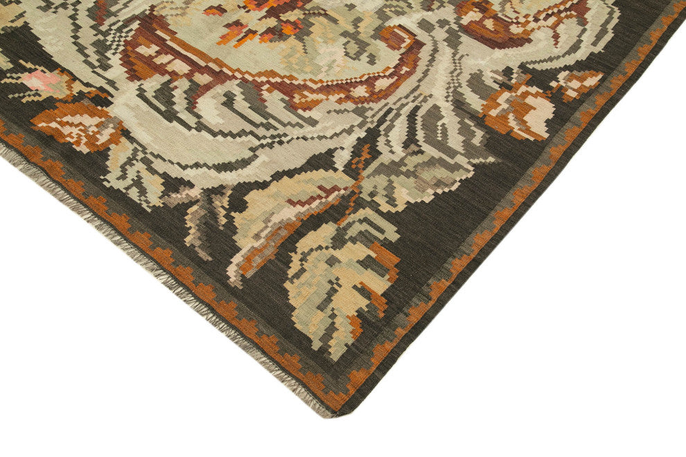 Rug N Carpet - Handmade Moldovian 5' 10'' x 10' 5'' Unique Flatweave Kilim Rug