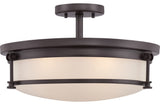 Sailor 4-Light Semi-Flush Mount, Western Bronze