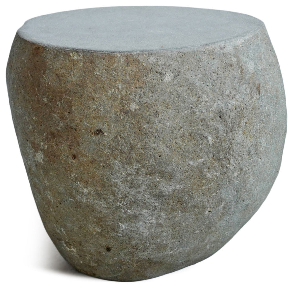 Stone Boulder Stool Table 3