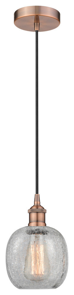 Innovations 616-1P-AC-G105-LED 1-Light Mini Pendant, Antique Copper