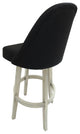 Swivel Counter 26" 30" Extra Tall 34" Wood Bar Stool M-235 Vivian Base, Black