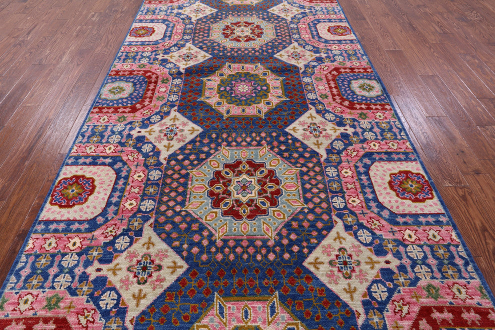 6' 0" X 9' 2" Mamluk Handmade Wool Rug - Q15461