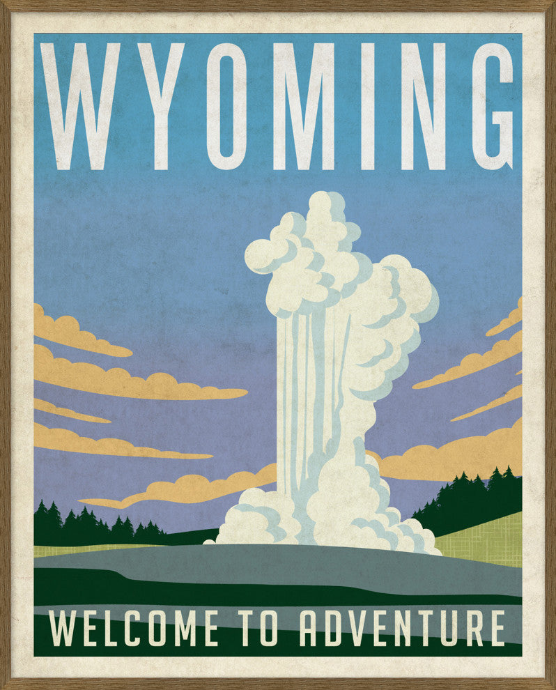Wyoming Adventure, Giclee Reproduction Artwork