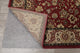 Oushak Oriental Traditional Turkish Carpet Bordered Area Rug, Red, 10'11"x7'10