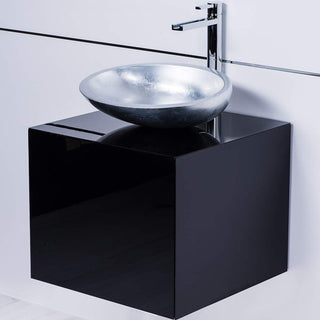 Dora Lacquered Vanity, Black, 18