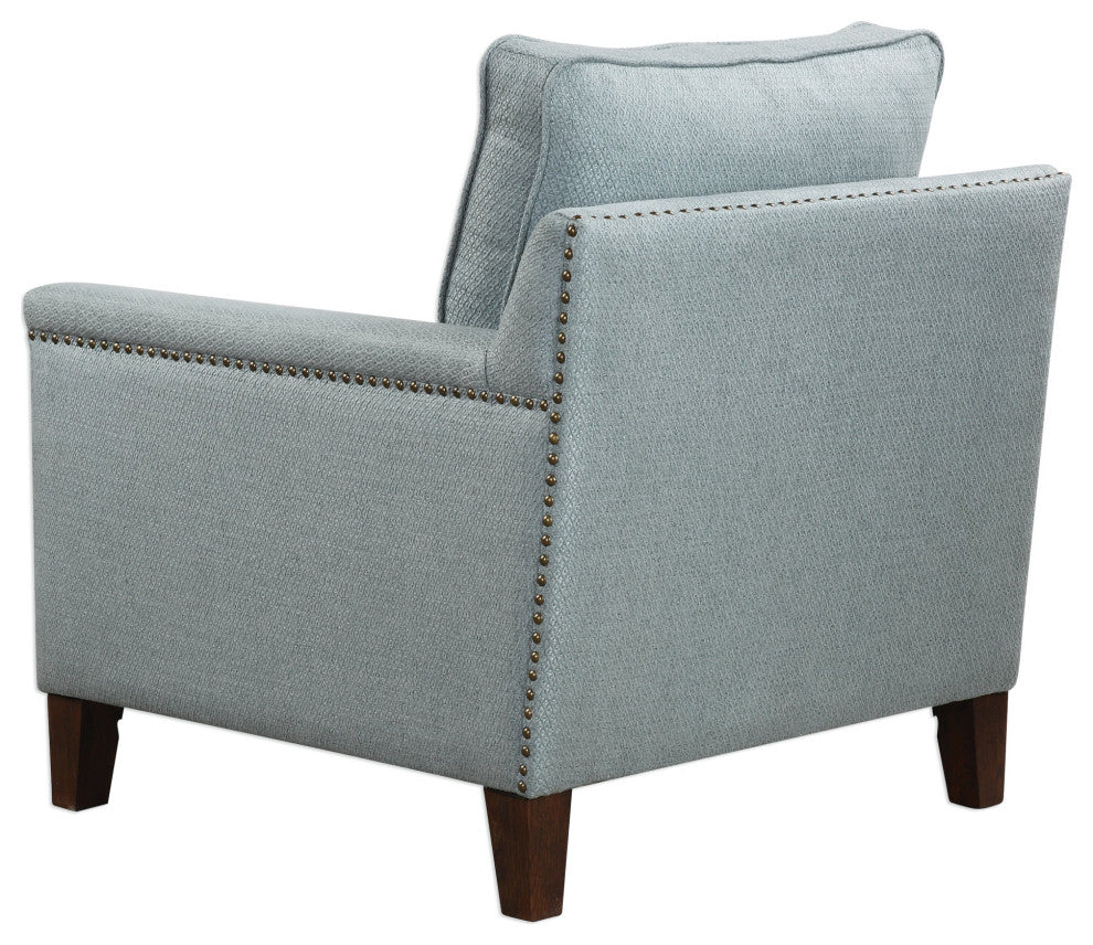 Uttermost Charlotta Sea Mist Accent Chair