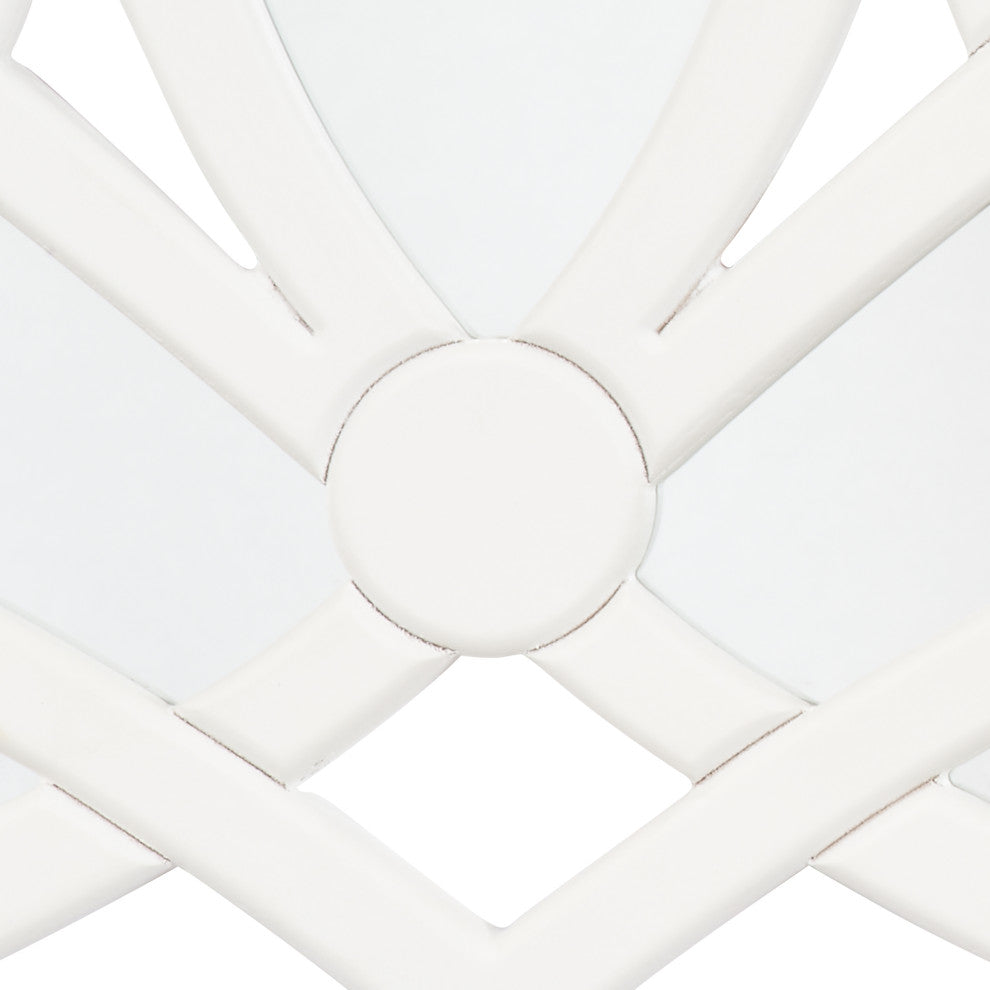 Scroll Mirror, White