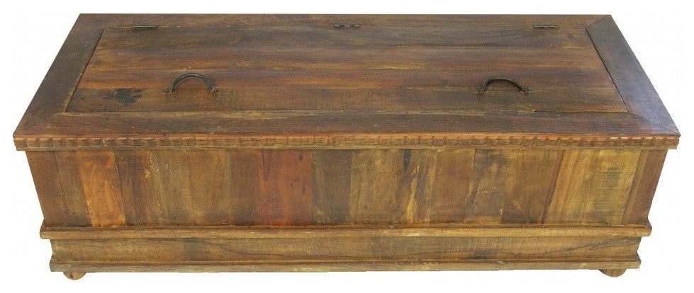 Rectangular Trunk Traditional Coffee Table