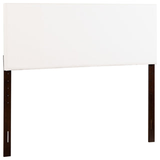 Novo Faux Leather Headboard, White, Queen
