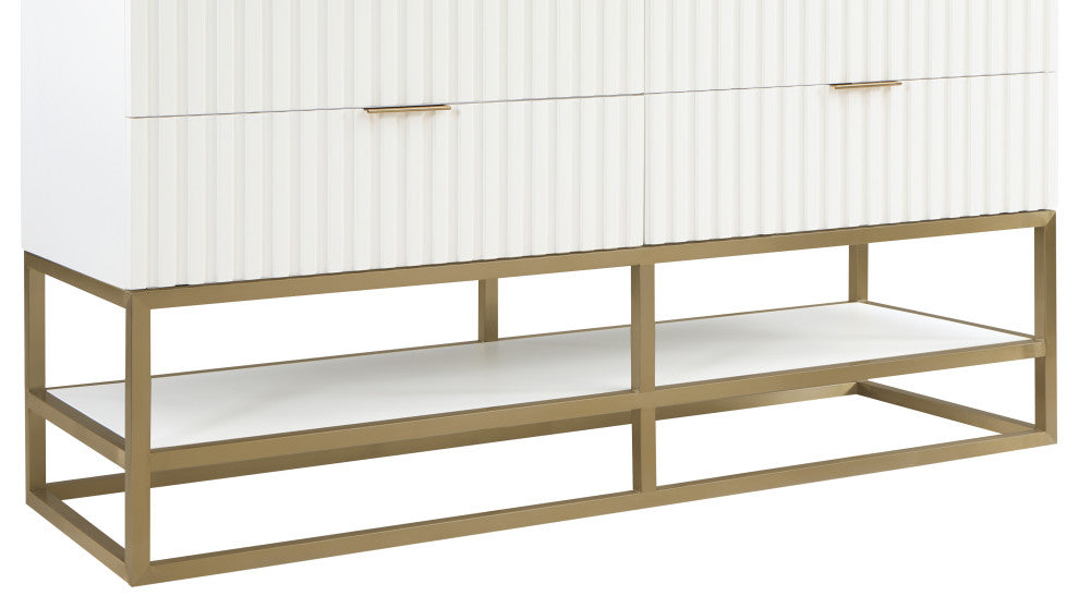 Monad Bathroom Vanity, White, 60" Wide